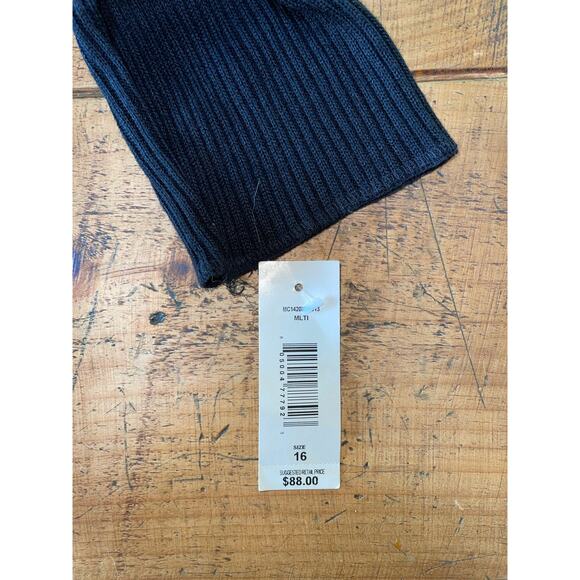 NWT Womens Alain Weiz Sheer Abstract Zip Up Sweater Sleeve Blouse Size 16 - Picture 8 of 10